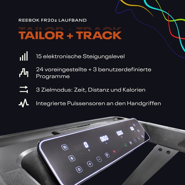 Reebok Laufband »FR20z Floatride« bis max. 18 km/h, mit Steigung, 120 kg max. Benutzergewicht