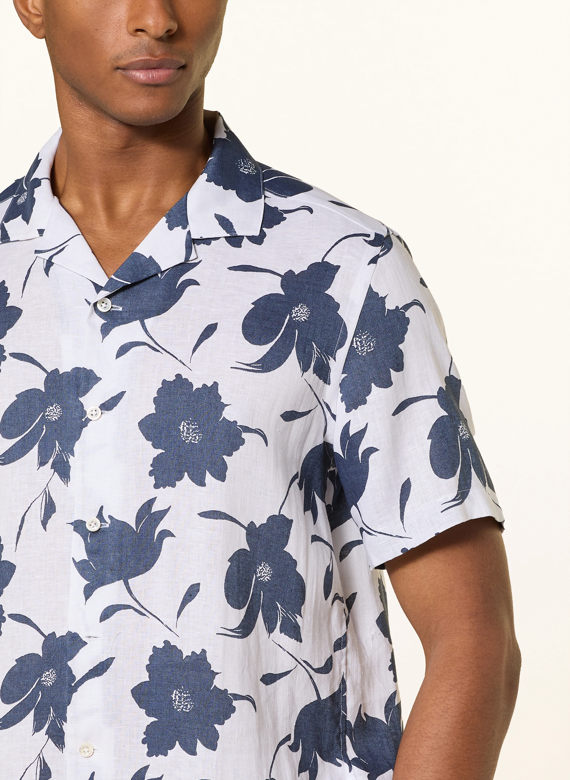 OLYMP SIGNATURE Resorthemd Signature casual fit aus Leinen