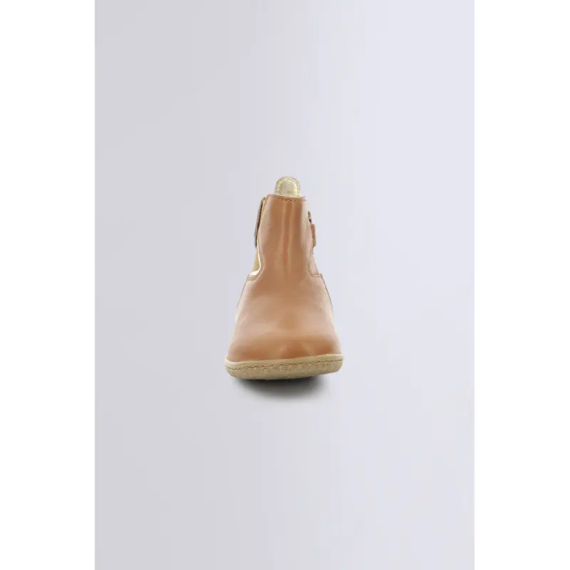 VERMILLON CAMEL OR BOOTS Cuir Fille