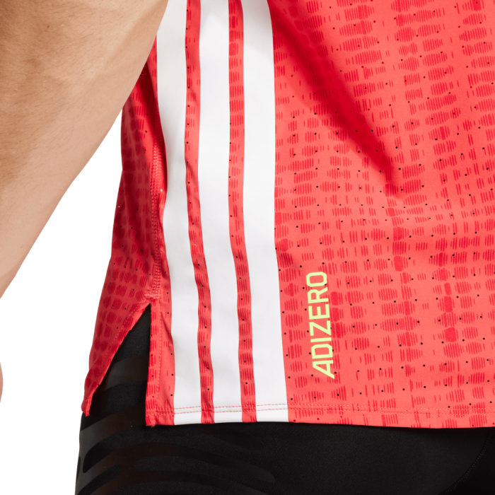 adidas Herre Singletter Adizero Singlet Rød