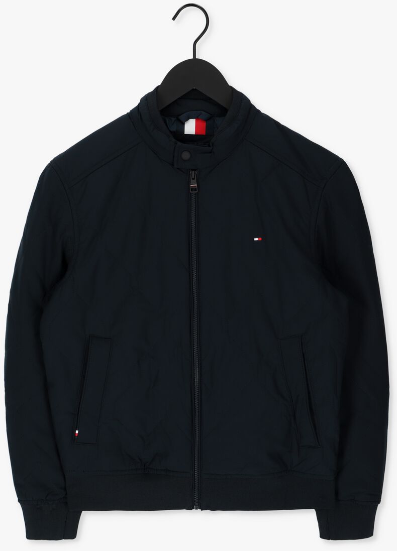 TOMMY HILFIGER donkerblauwe tommy hilfiger jack diamond quilted bomber