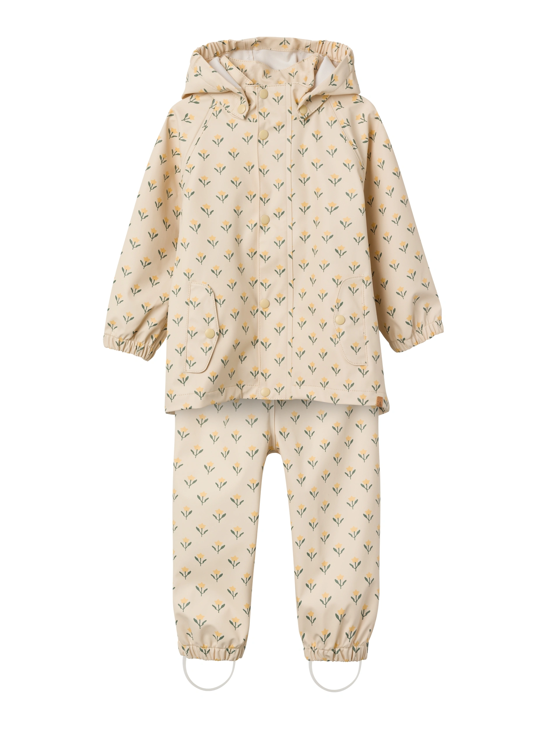 Regen-Set NMFLADRY TULPEN AOP in wood ash