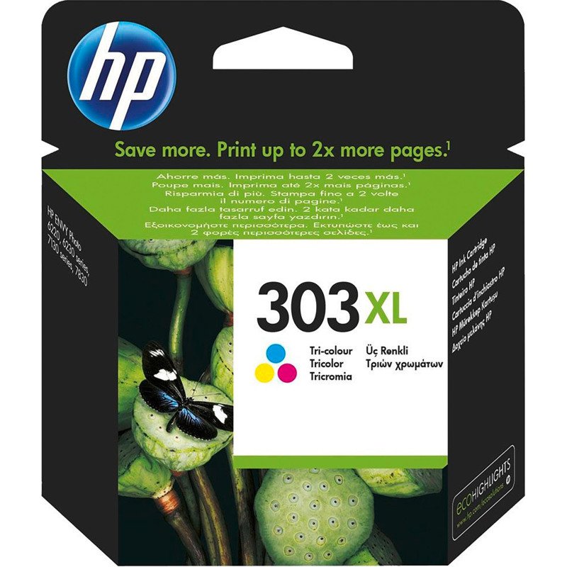 HP 303XL cartouche haute capacité couleurs pour imprimante jet d'encre