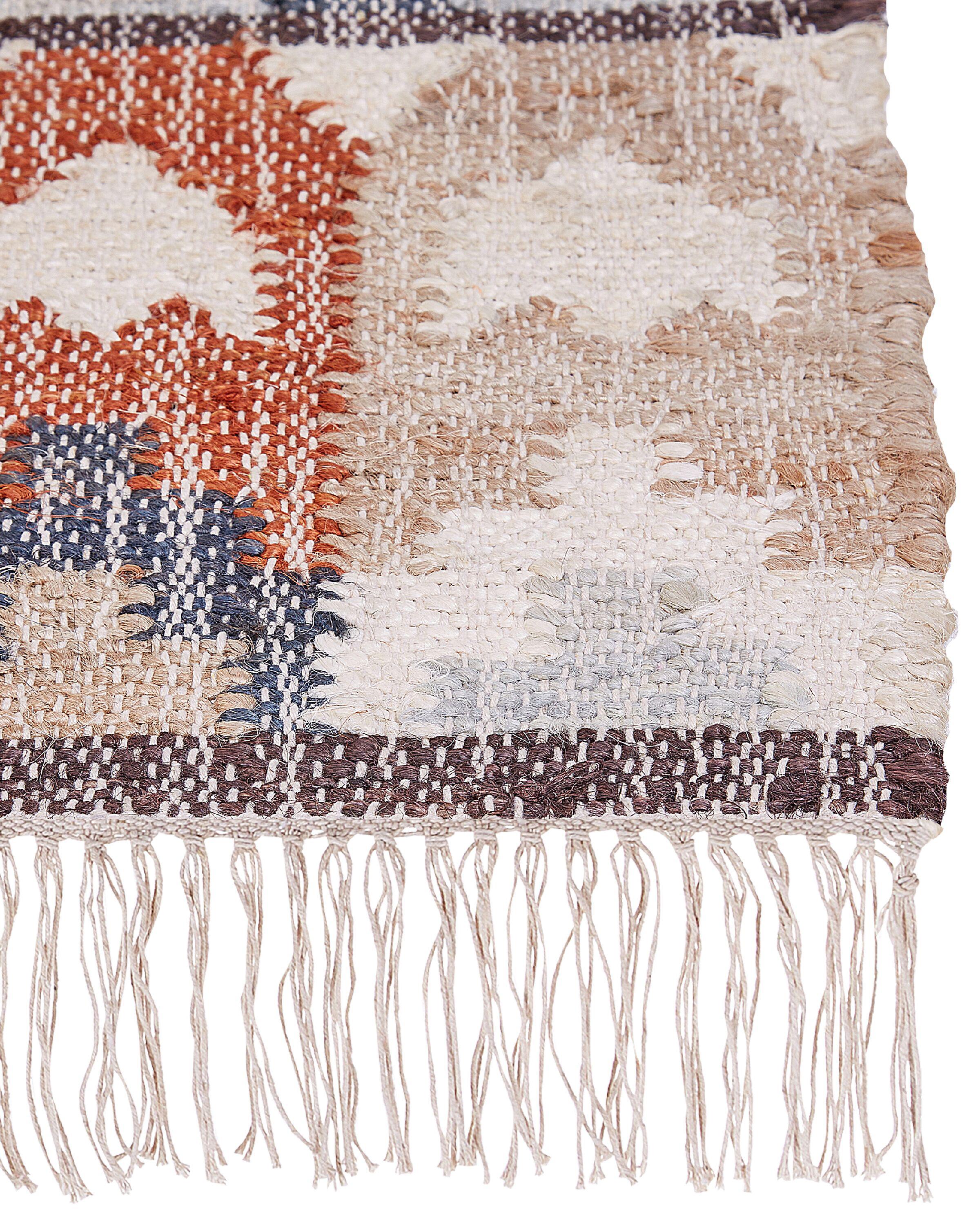 Vloerkleed KALFA Meerkleurig 160 x 230 cm Jute