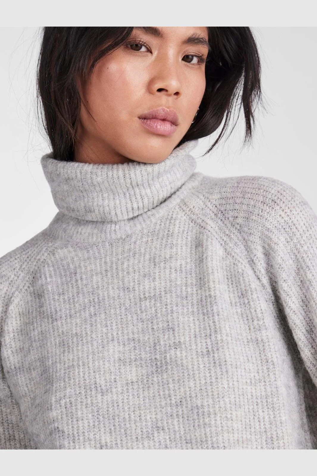Pieces Pcellen Ls Long Knit 3717164 light grey melange
