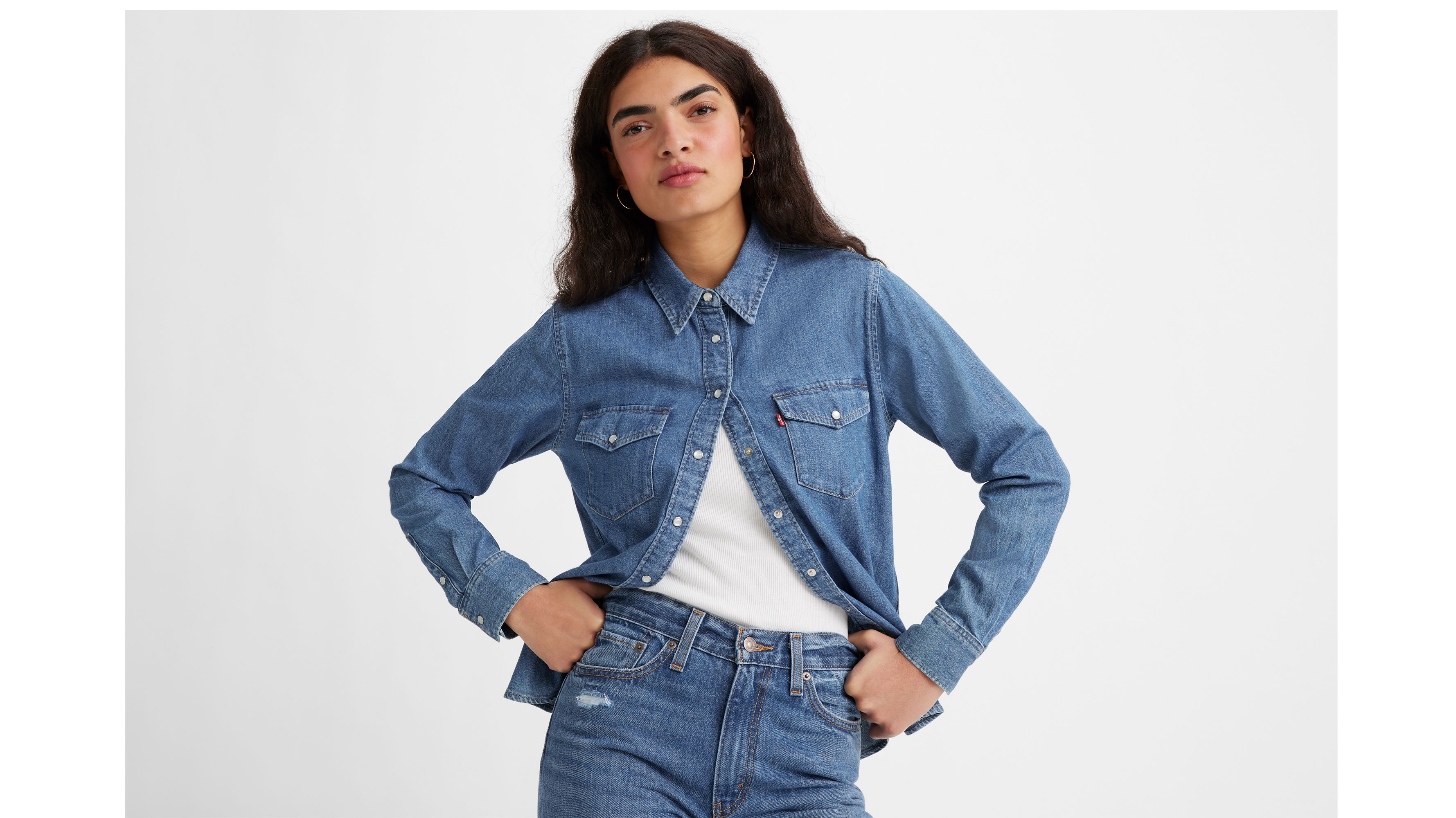 Chemise Western Iconic Lightweight - Going Steady 5 - Bleu