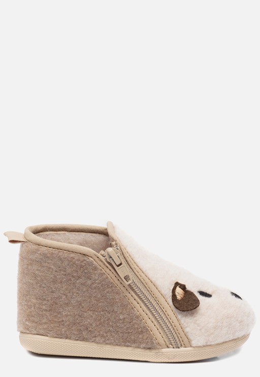 Muyters Pantoffels Beige Textiel 750606