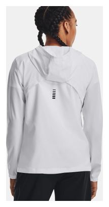 Veste coupe-vent Under Armour OutRun the Storm Blanc Femme