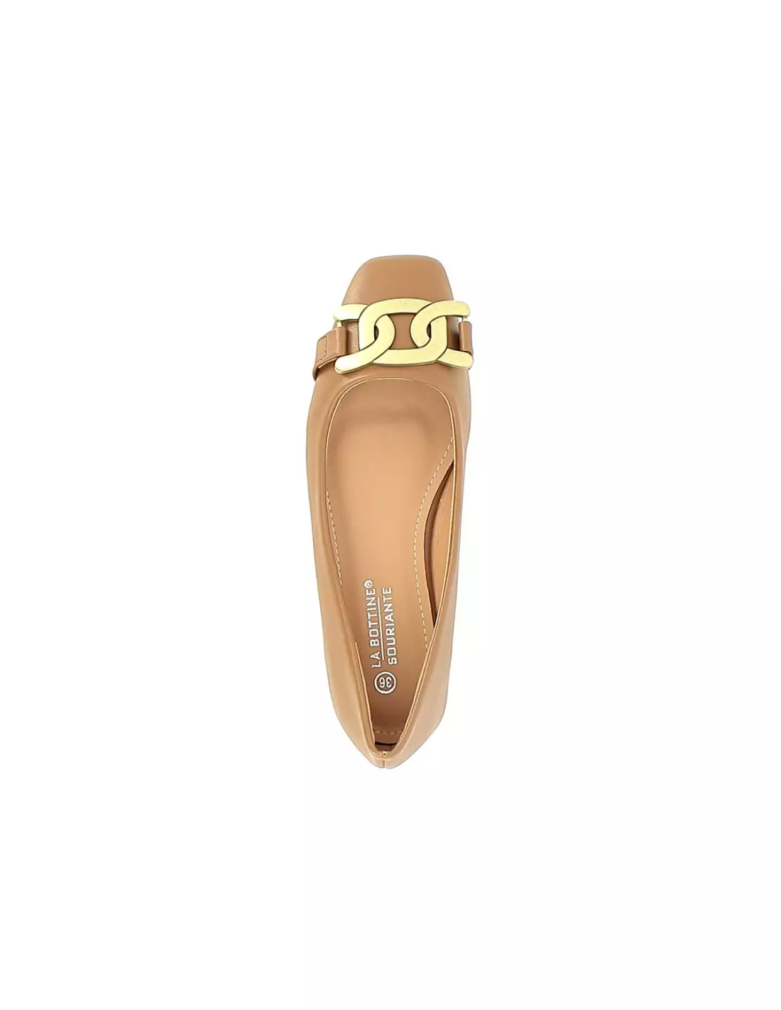 LA BOTTINE SOURIANTE BZXJ6079 - Ballerines & babies Camel