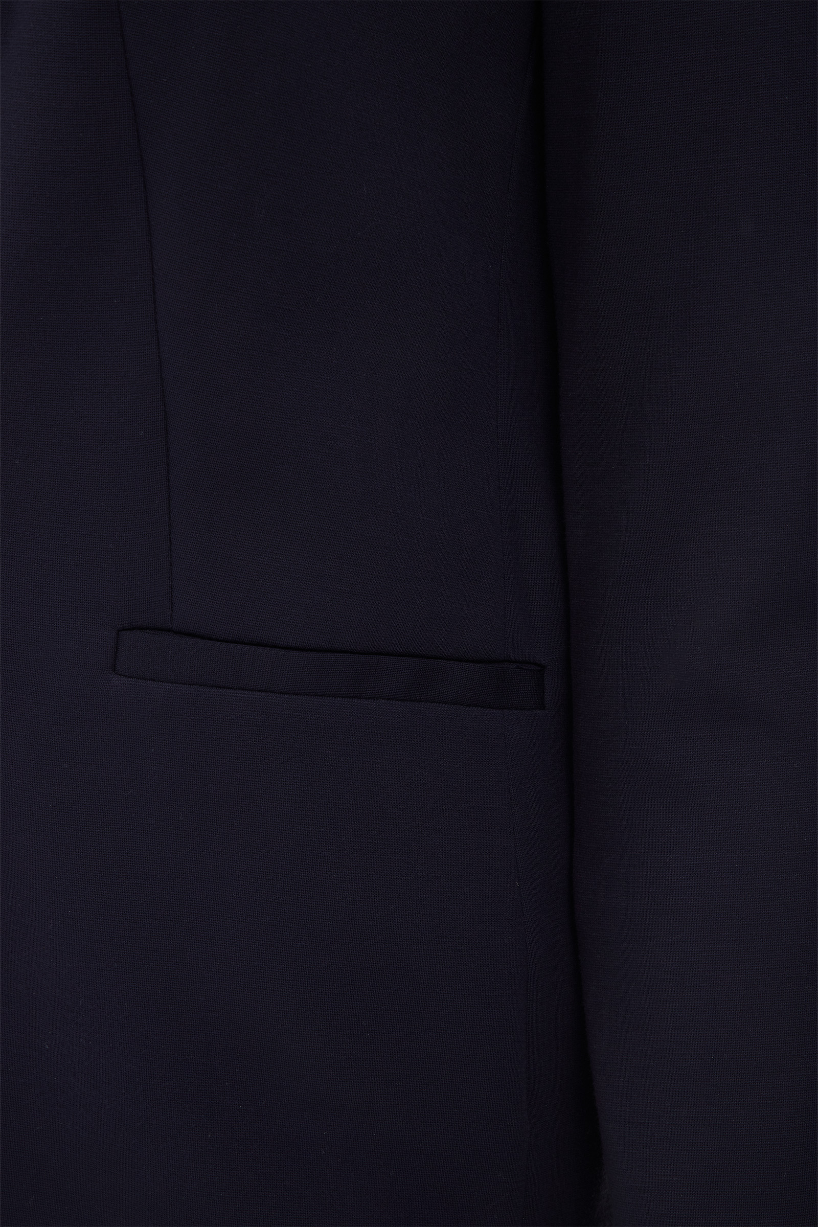 getailleerde jersey stretch blazer -  Curve WE Fashion Donkerblauw