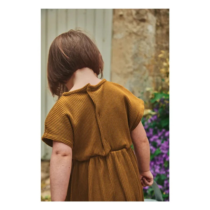 Poudre Organic Robe Dahlia Côtelée | Marron