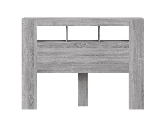 VIDAXL - Tête de lit à led sonoma gris 140x18,5x103,5 cm bois ingénie...