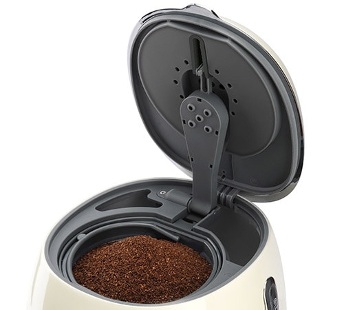 Cafetière SMEG filtre programmable - noire DCF02BLEU + offre cadeaux