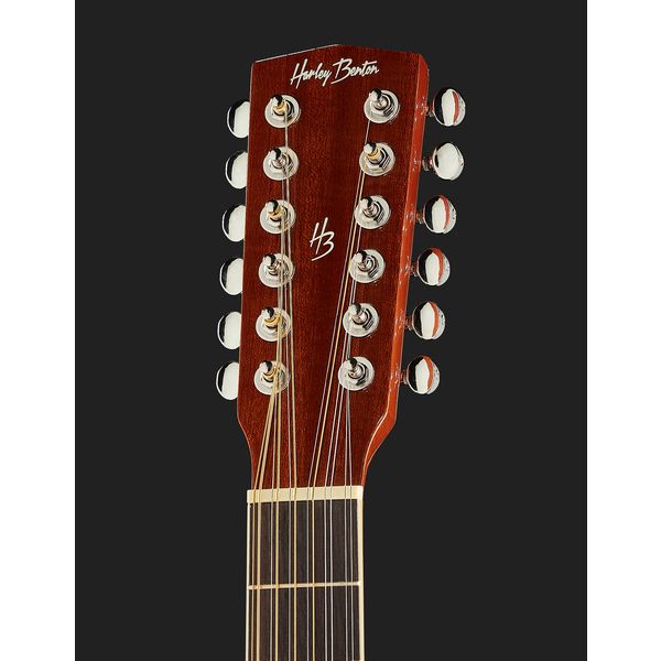 Harley Benton D-200CE-12NT w/Bag