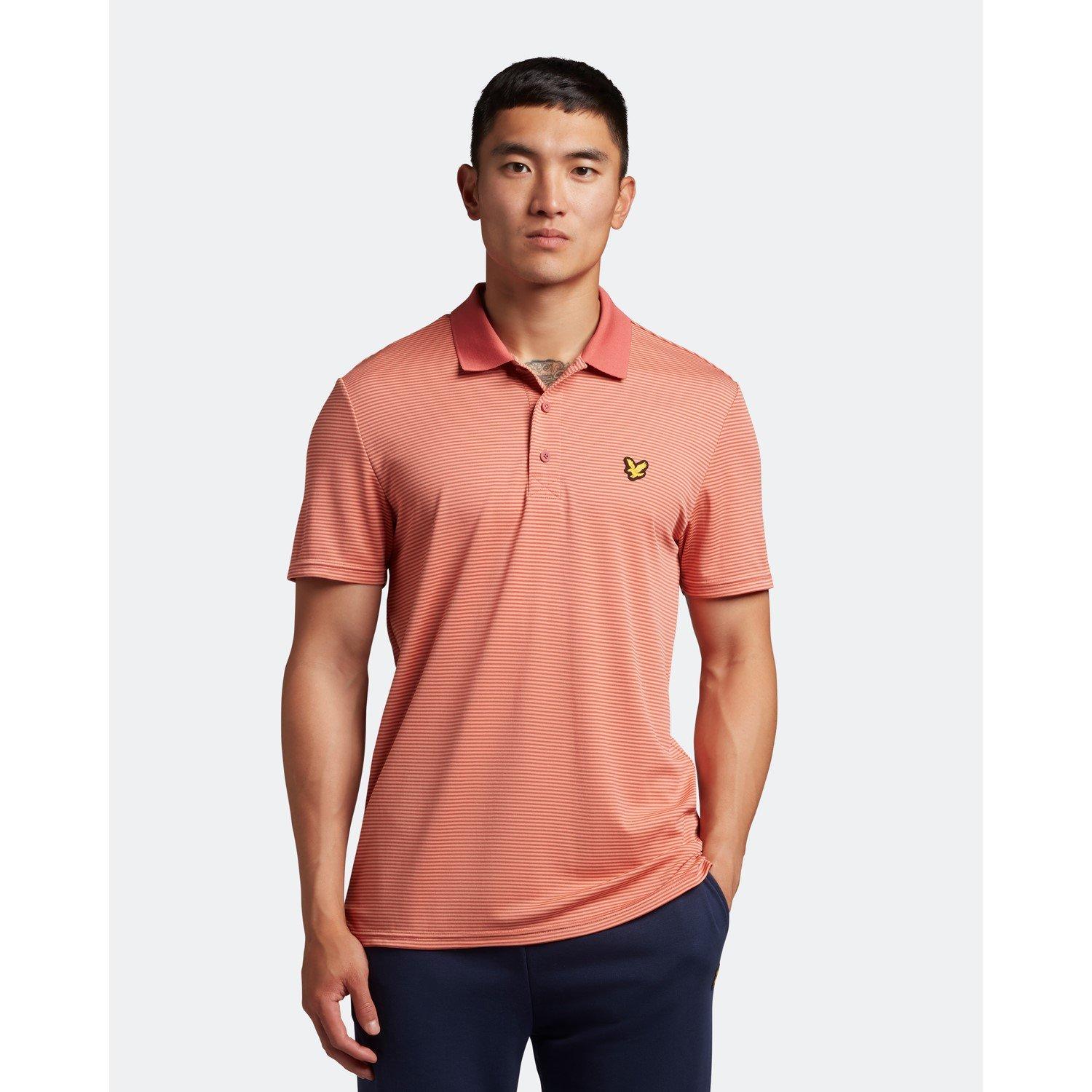 Lyle and Scott Golf Microstripe Polo Shirt