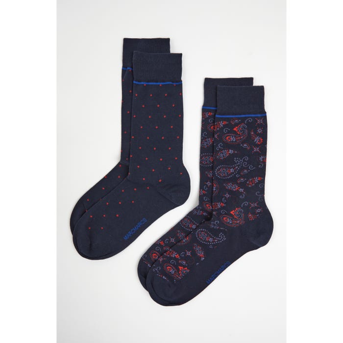 Marcmarcs-2-pack sokken Paisley - MarcMarcs