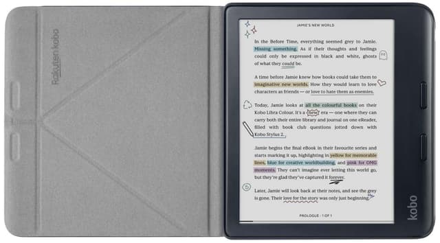 Kobo Libra Colour SleepCover etui (sort)