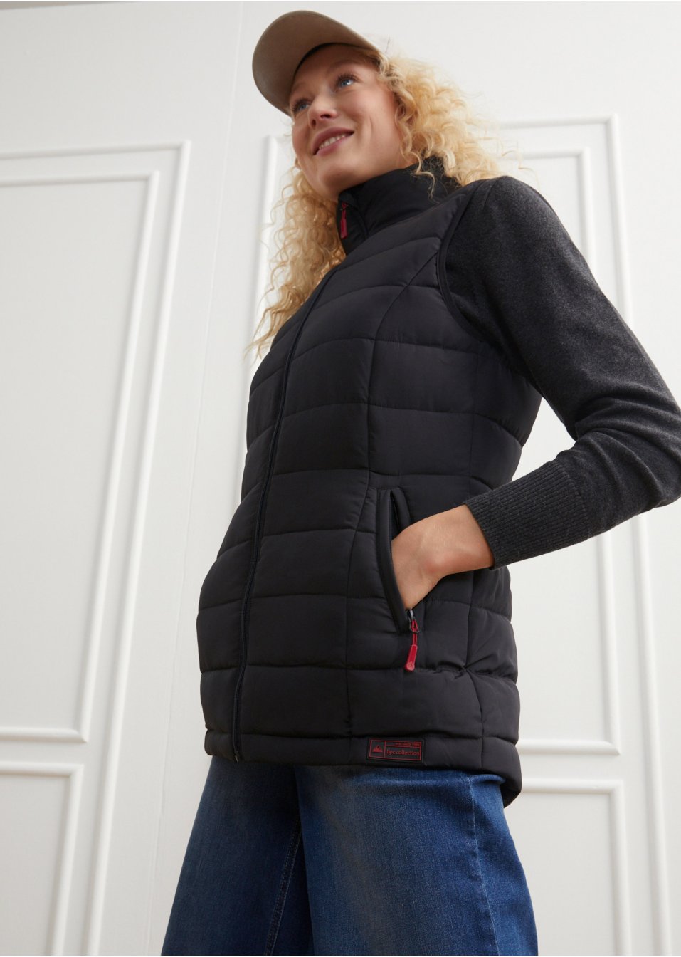 Veste matelassée sans manches avec technologie isolante