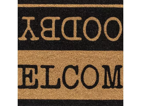 Paillasson 45x75 tissé en coco WELBYE noir