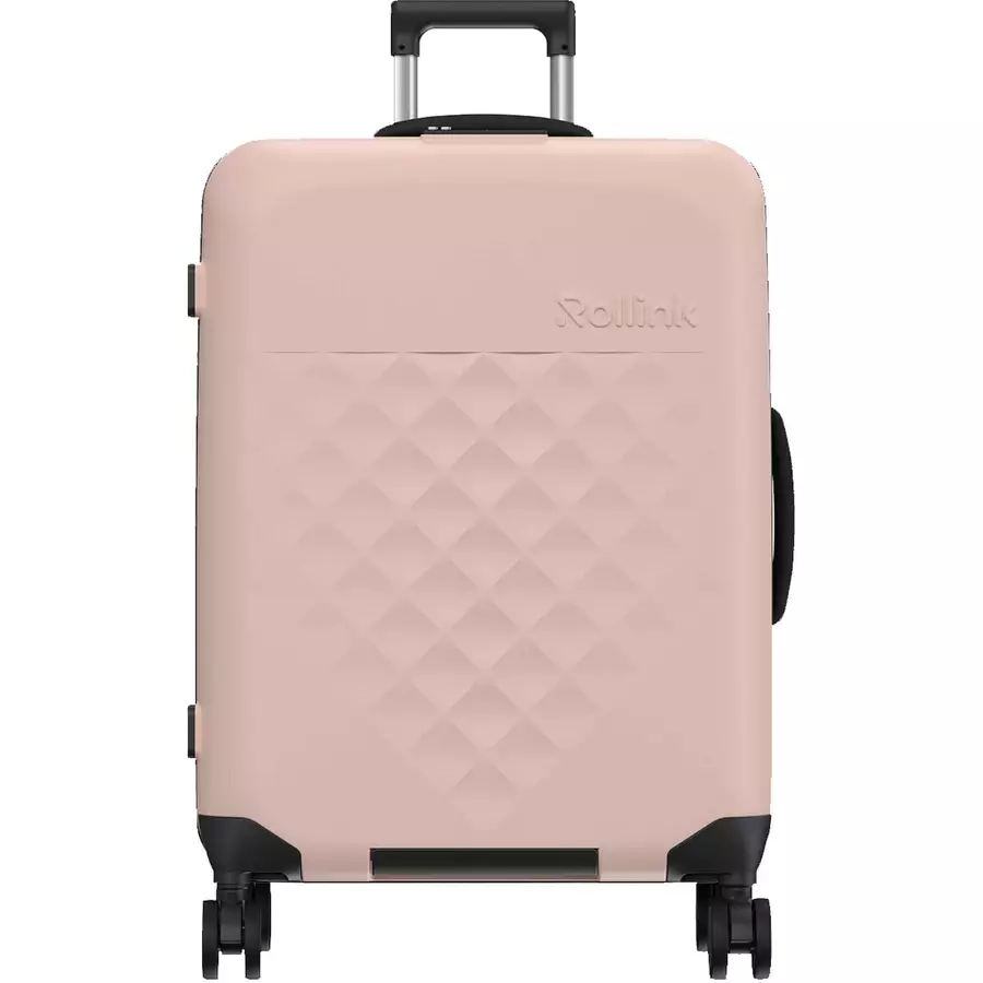Rollink Vega 360 - faltbarer 4-Rollen-Trolley 65 cm rose smoke