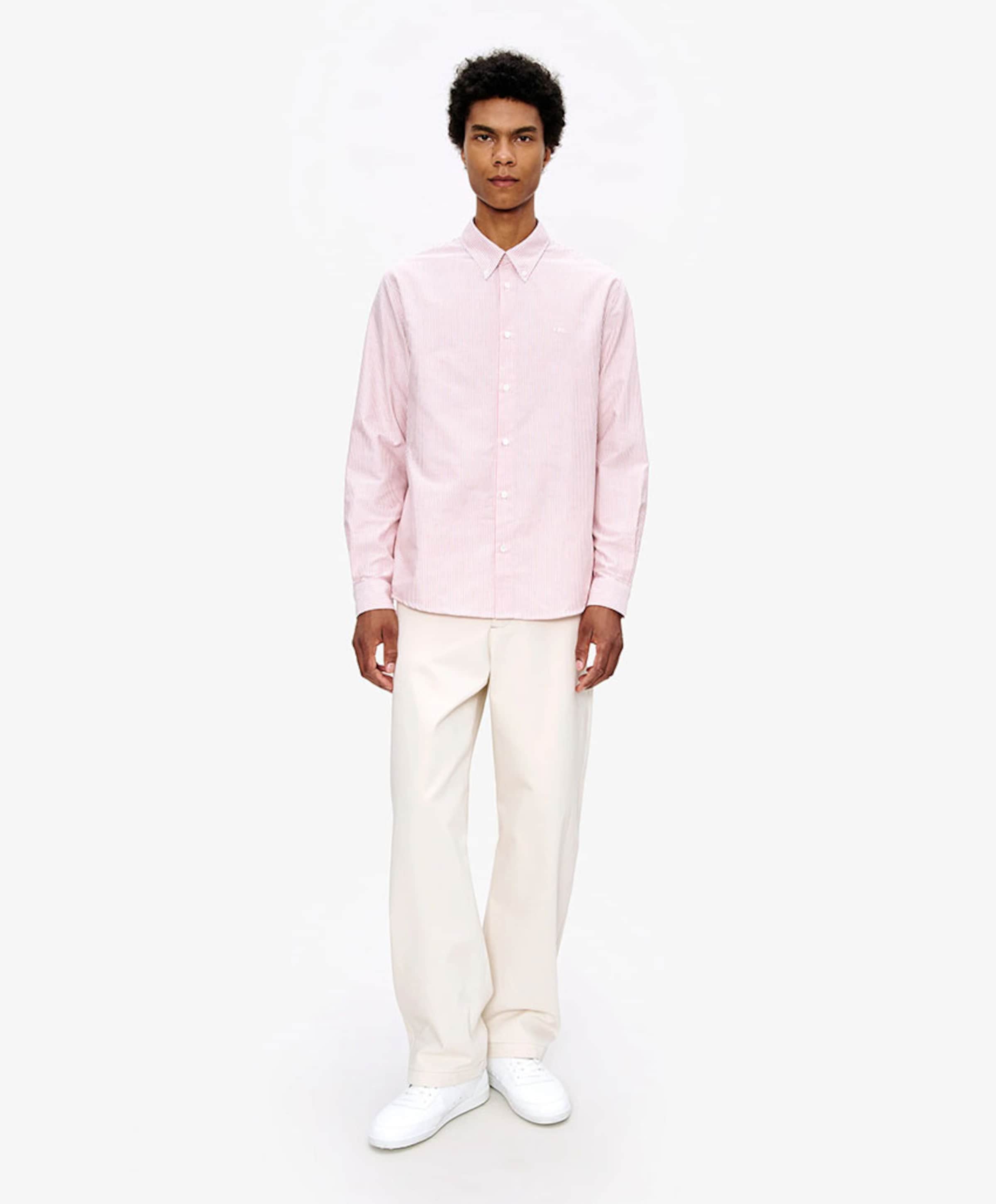 A.P.C. Heren overhemd lange mouw rood