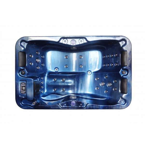 Badstuber Modena outdoor whirlpool 3-persoons blauw