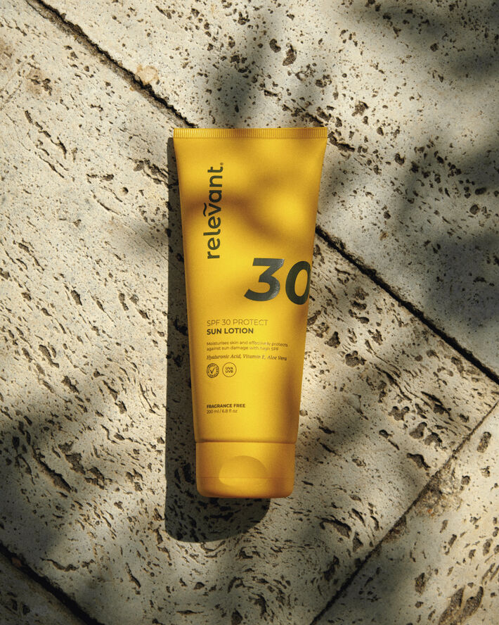 Relevant SPF30 Protect Sun Lotion Travel Size Fragrance Free
