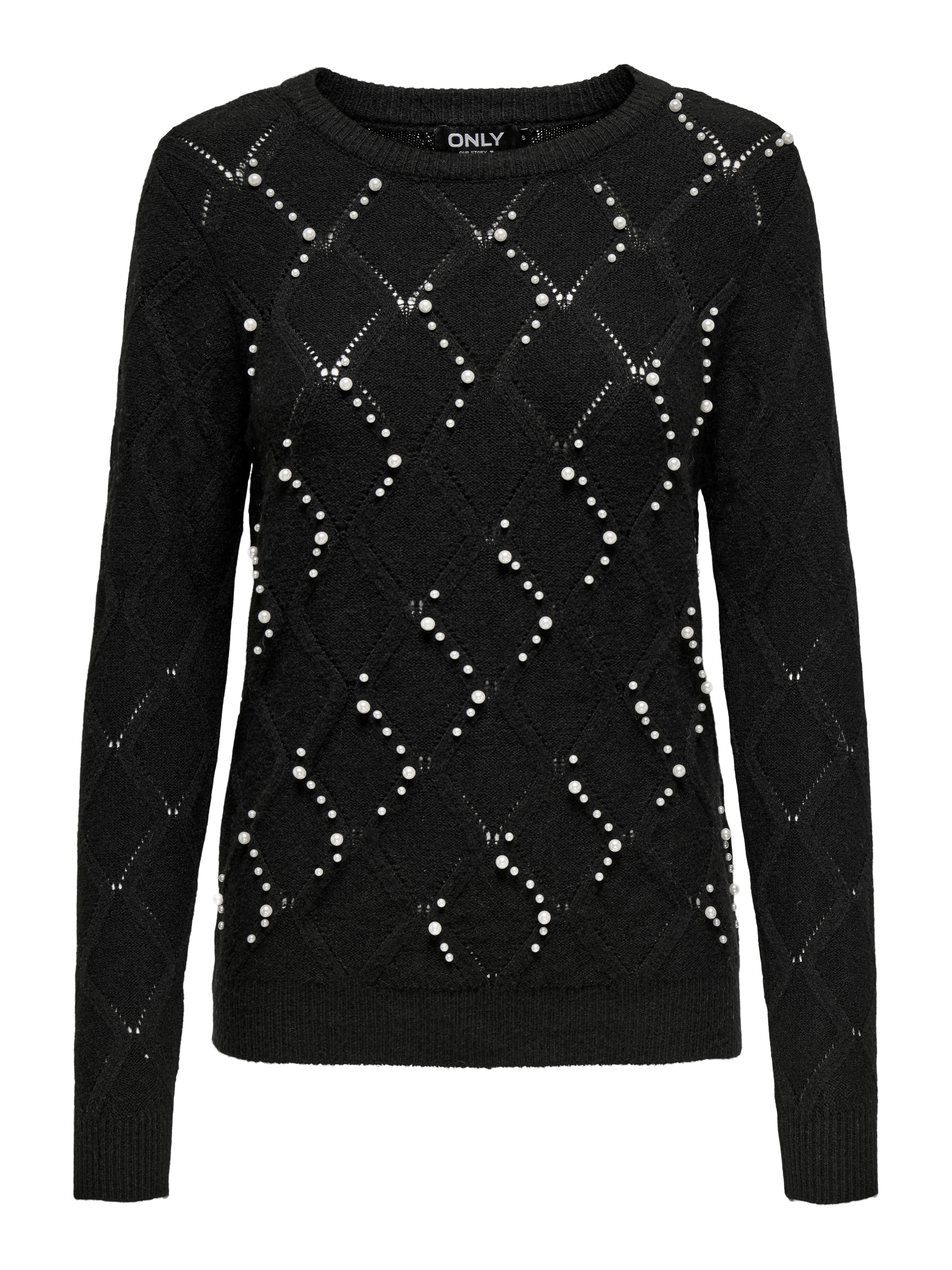 ONLLIANA Strickpullover Black