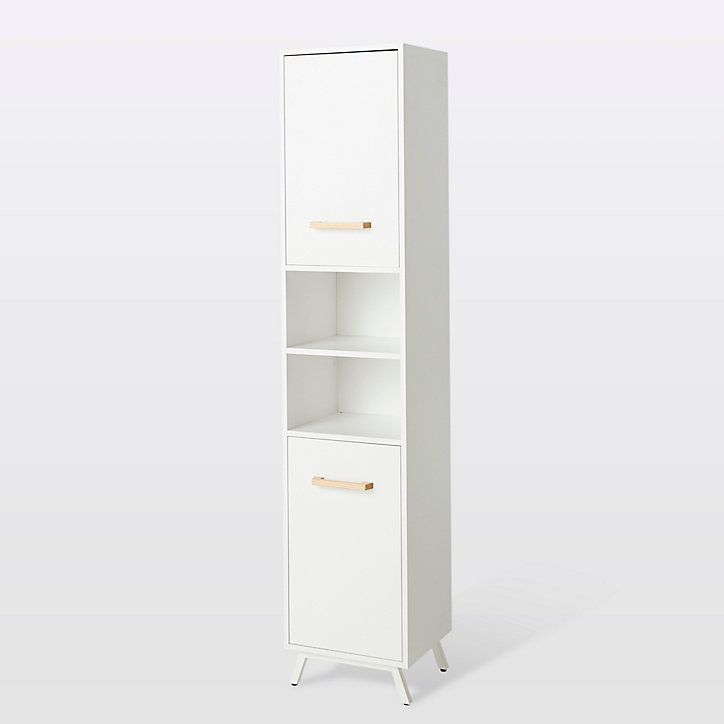 Colonne de salle de bains GoodHome Ladoga blanc L. 40 x H. 190 x P. 36 cm