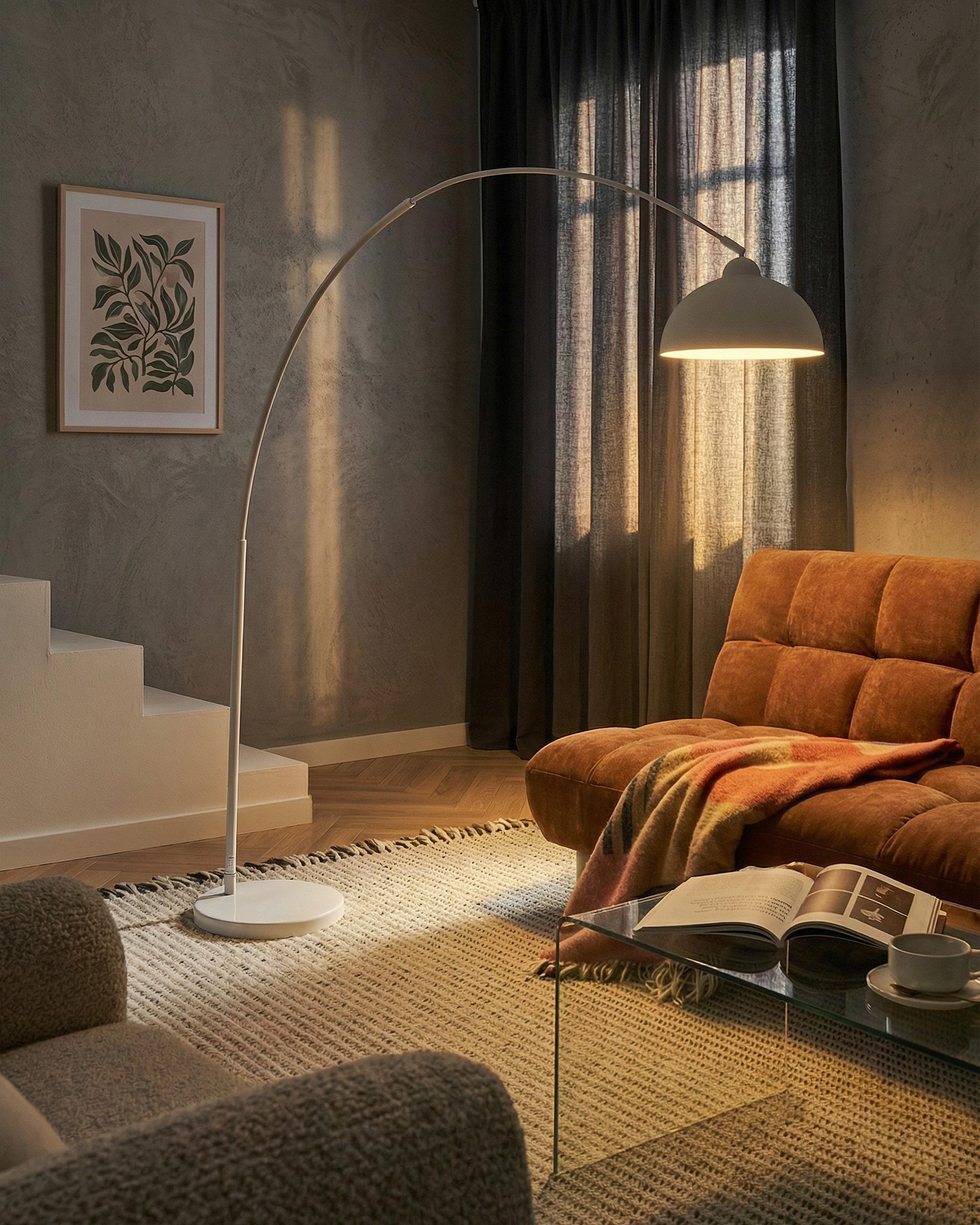 Staande lamp CAGAYAN Metaal Wit