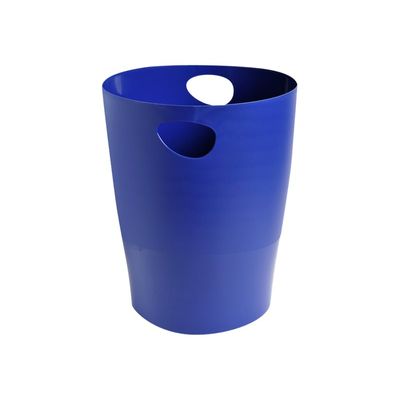Exacompta Ecobin - Corbeille à papier 15L - bleu nuit