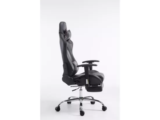 Chaise de bureau - Similicuir - Noir / Marron - Limit