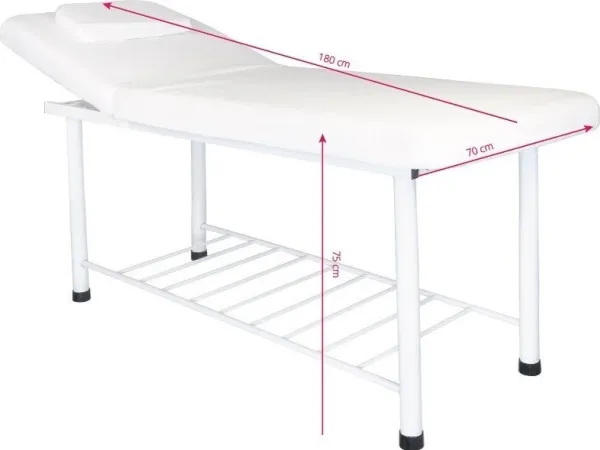 Activeshop LEŻANKA DO MASAŻU 812 BASIC BIAŁA