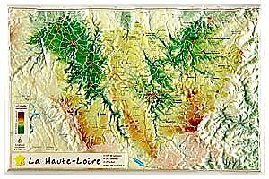 GEORELIEF - GEORELIEF D43 HAUTE LOIRE 21X31
