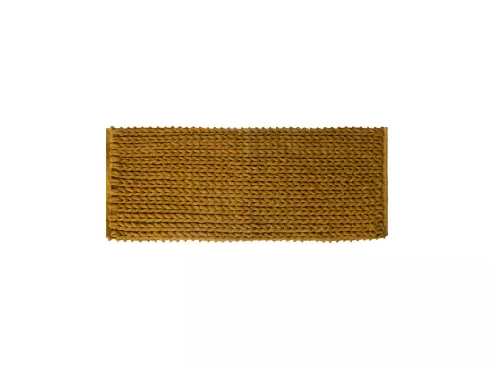 Grand Tapis de Salle de Bain épais Jaune moutarde 50 x 120 cm