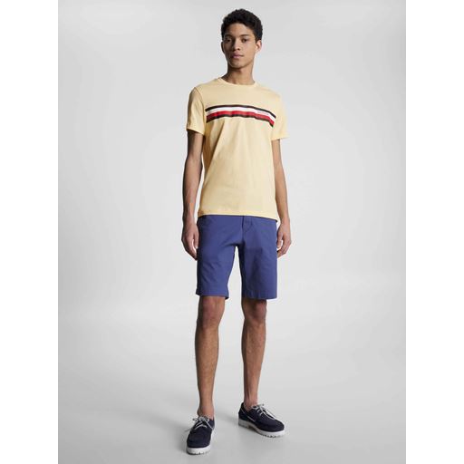 Tommy Hilfiger Monotype Stripe T-shirt, Gul, 3XL