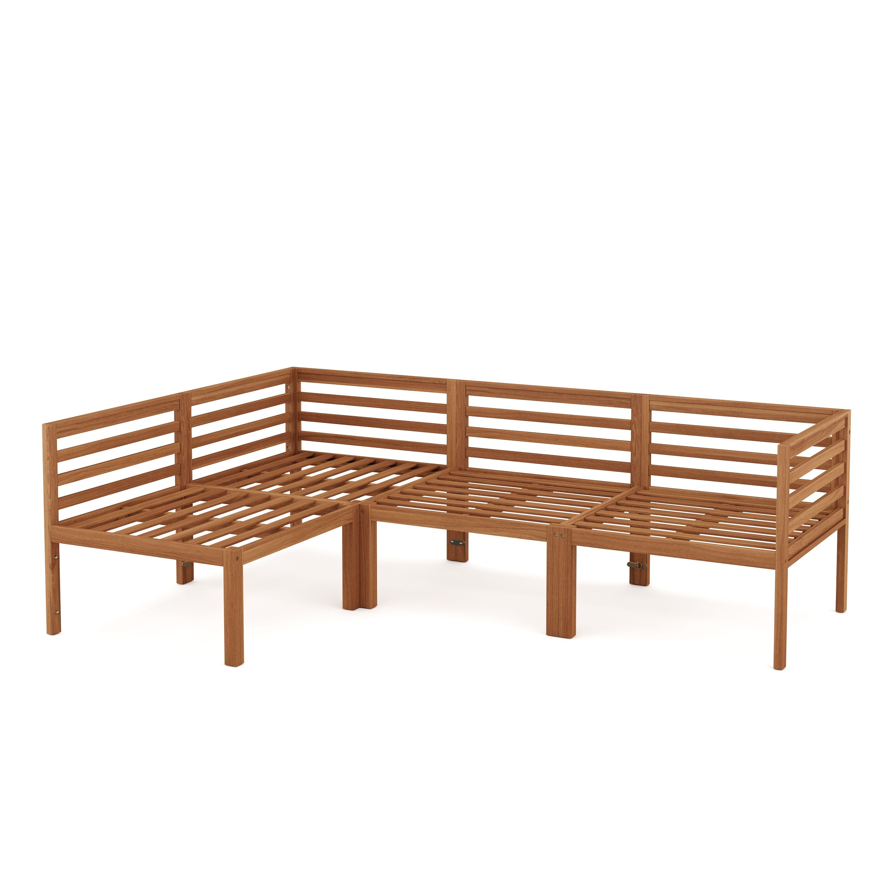 Lounge Holz ALTEA natur/grau