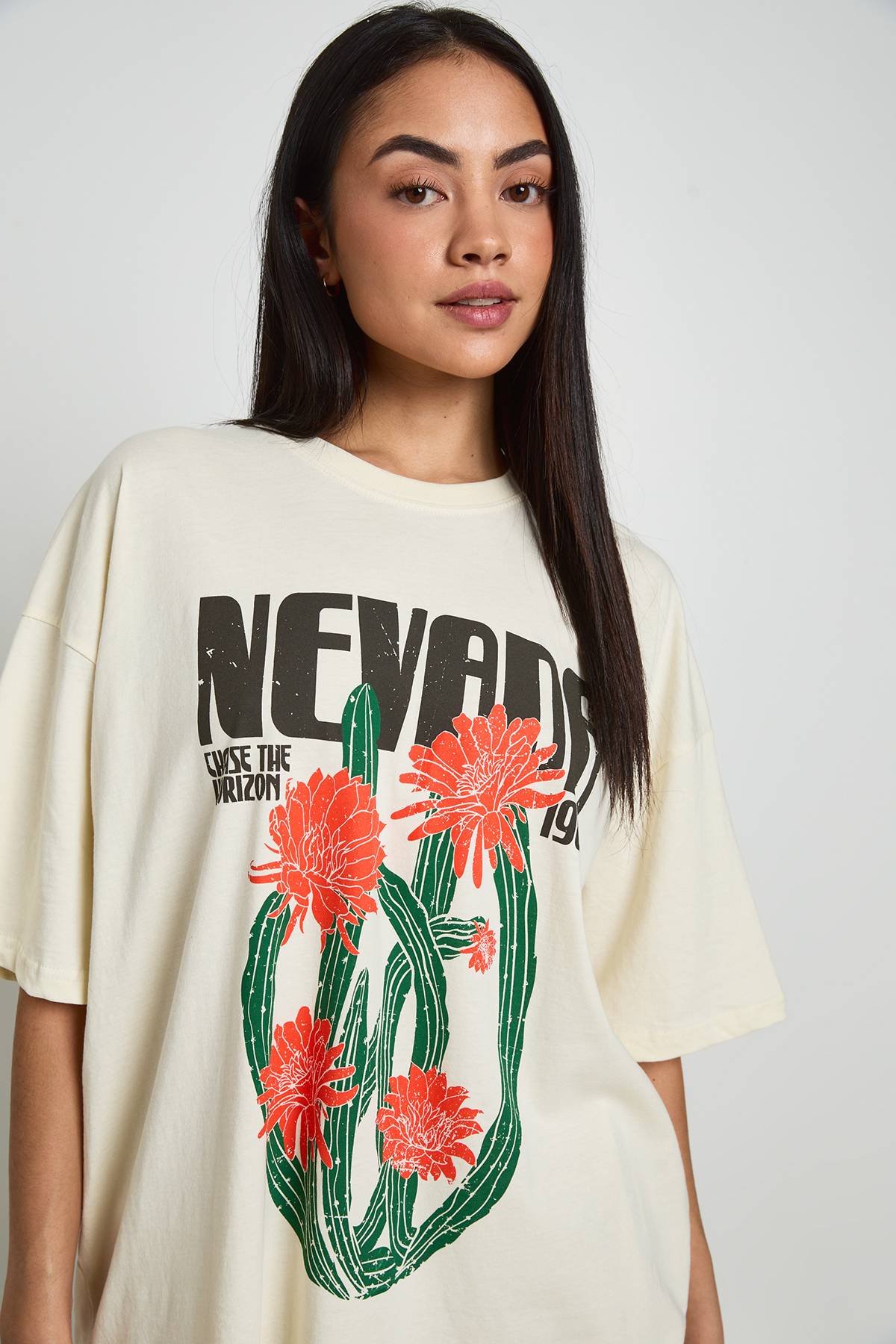 boohoo T-shirt Imprimé Nevada