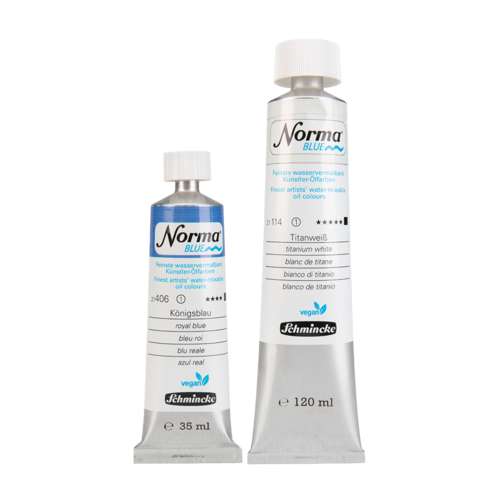 Schmincke Norma® BLUE Feinste wasservermalbare Künstler-Ölfarbe, einzeln