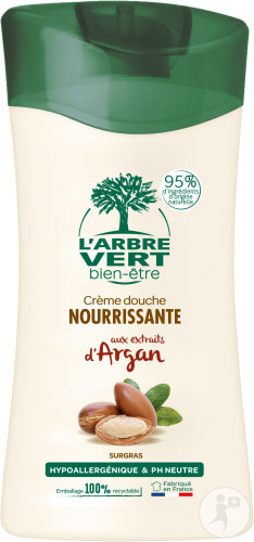 L'Arbre Vert Bien-Être Crème De Douche Nourrissante Aux Extraits D'Argan Flacon 250ml