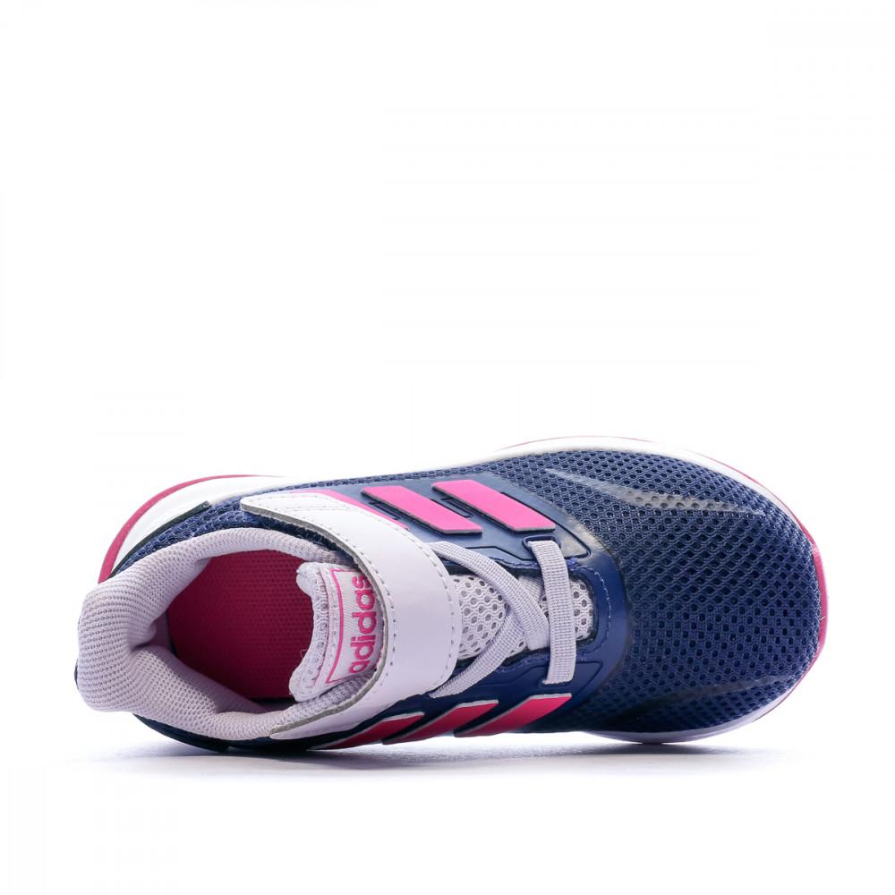 Adidas Baskets marine/rose bébé Fille Adidas RUNFALCON