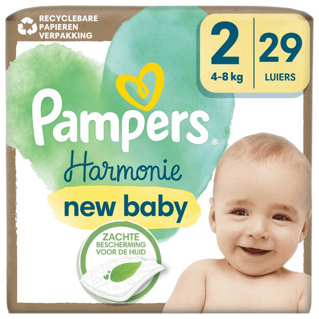 Pampers Harmonie Luiers Maat 2 4-8 KG 29 stuks