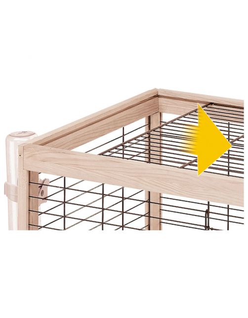 Ferplast Konijnenkooi Arena 120 - Dierenverblijf - 125x64.5x51 cm