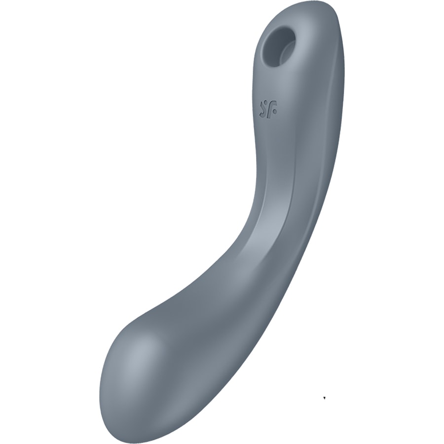 Stimulateur clitoridien 2-en-1 - Curvy Trinity 1 - Gris