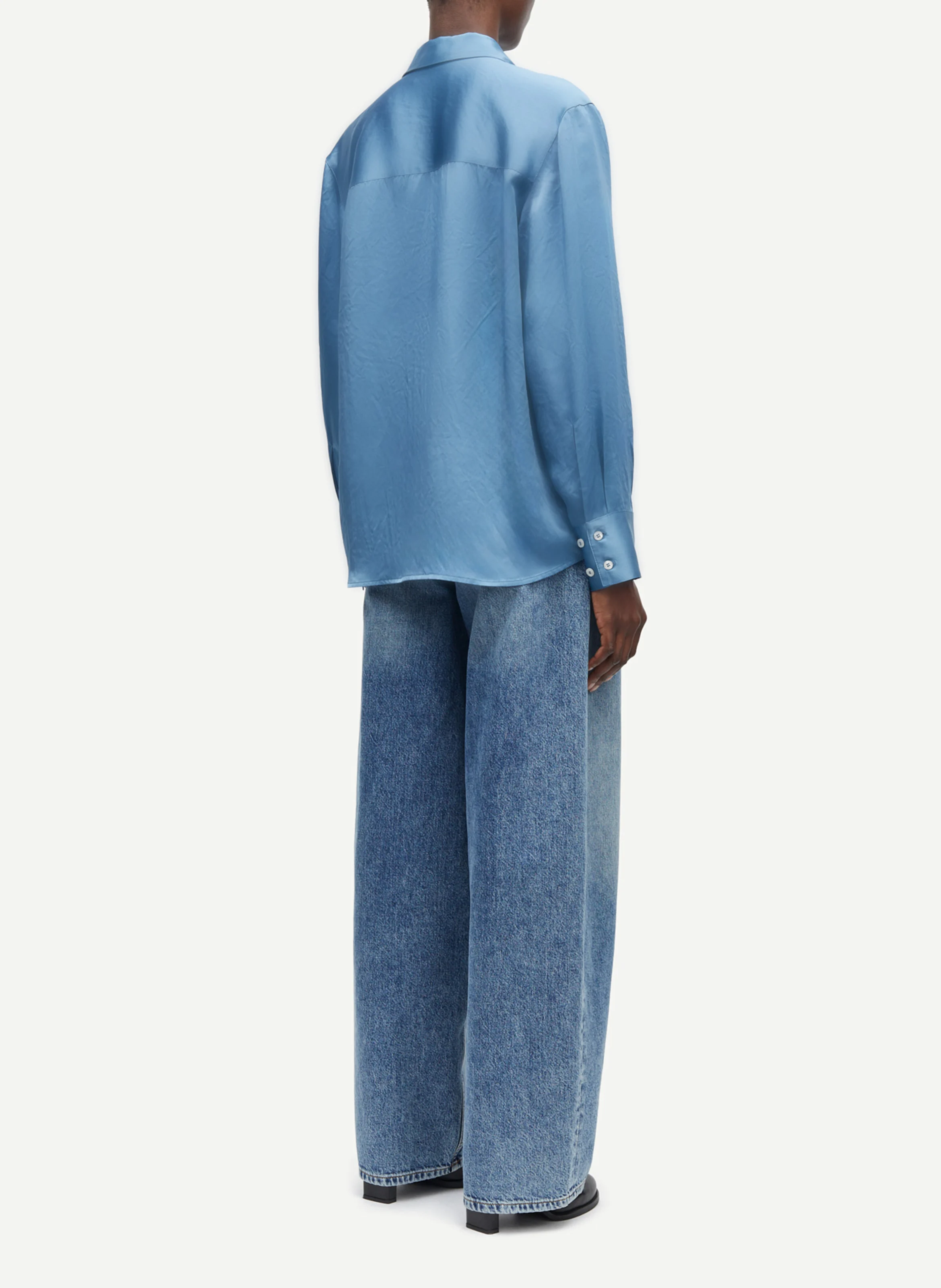 SANOK - Chemise ample boutonnée | Bleu