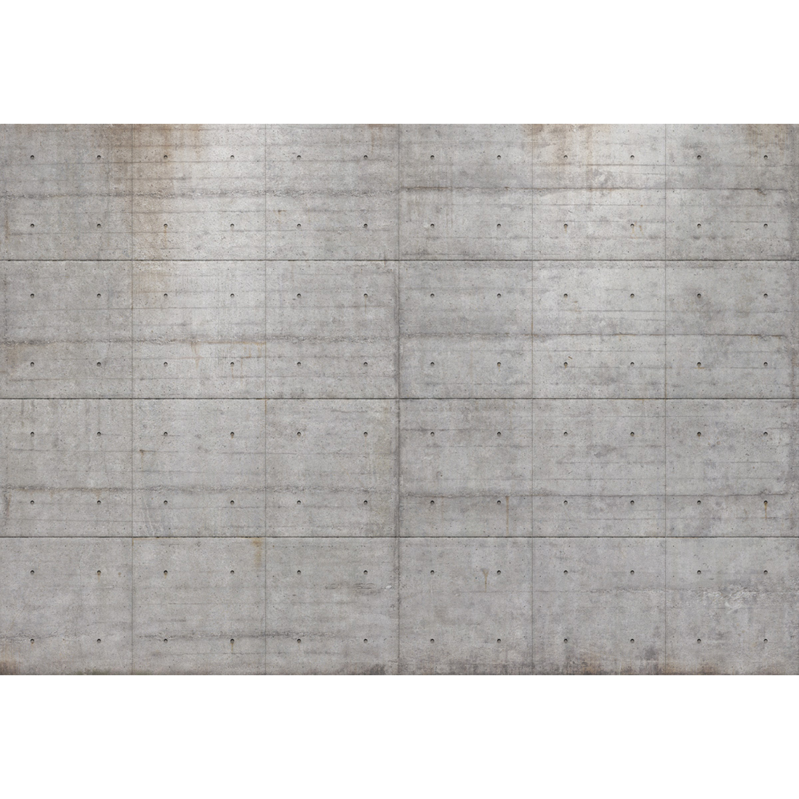 Papier-Fototapete CONCRETE BLOCKS - grau - 3,68 Meter