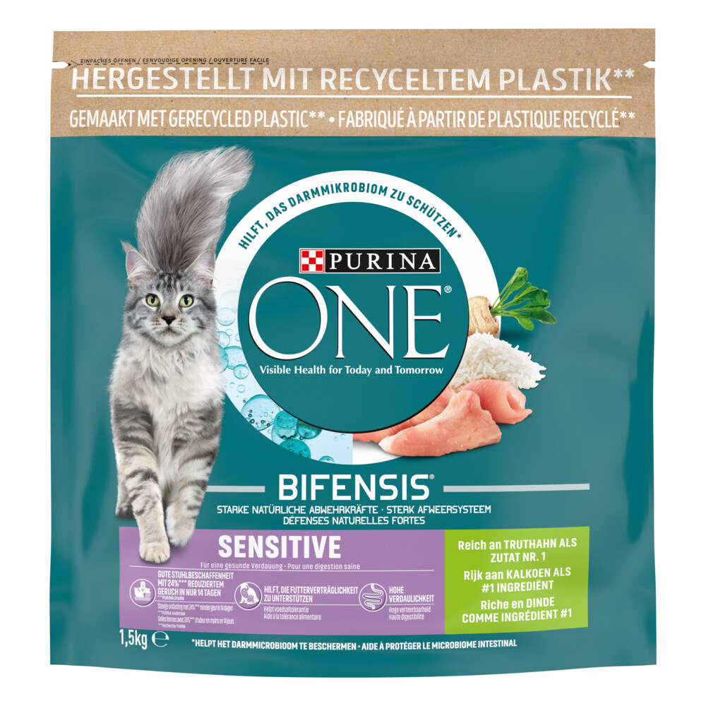 Purina ONE Sensitive Kalkoen1,5 kg