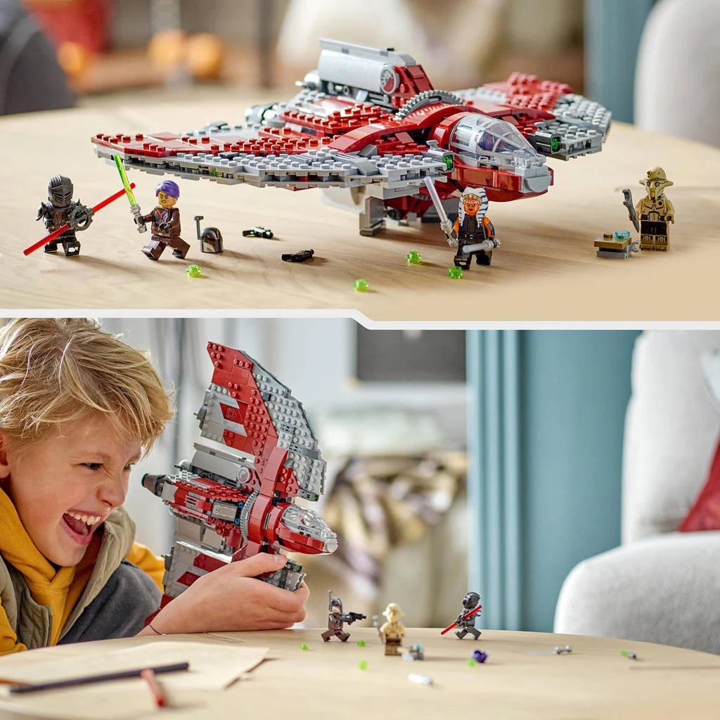 Verbluffend goedAhsoka Tano's T-6 Jedi shuttle Constructie Speelgoed Ruimteschip Set 75362