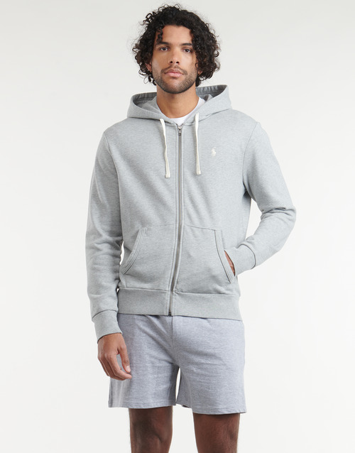 Polo Ralph Lauren - SWEATSHIRT ZIPPE EN MOLETON Gris / China / Spring / Heather