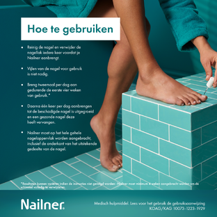 Nailner 2-in-1 Kalknagelkwastje 10ML